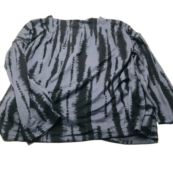 Terra And Sky Women's Size 2X 20W-22W V-Neck Twist Side Brushed Long Sleeve Top - Picture 2 of 15